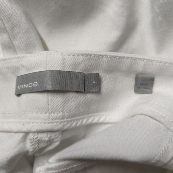 Vince cropped white pants size 6 - Picture 10 of 12